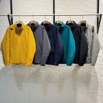 Descente Jacket Red Fleece Functional Outdoor Glossy Fabric