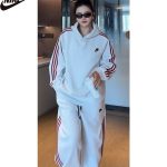 Adidas Jackets Blue Spring Autumn Winter Early Side Stripes