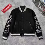 Stussy Baseball Uniform Red Wool Blend Spring Summer