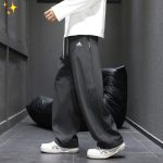 Adidas Long Pants Red Running Sports And Leisure Autumn Winter