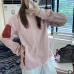 Archaeopteryx Outerwear Red Wool Cashmere Adhesive Fleece Fabric Outdoor Functionality Autumn Winter And Patch