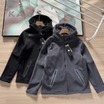 Descente Outerwear Red Cotton Pure Fleece Running Urban Commuting Winter Warm