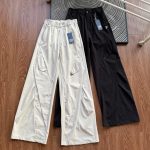 Fila Trousers Red Autumn Side Pockets