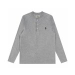 Ralph Lauren Long-Sleeved Shirts Red Cotton Down Easy To Match Embroidery