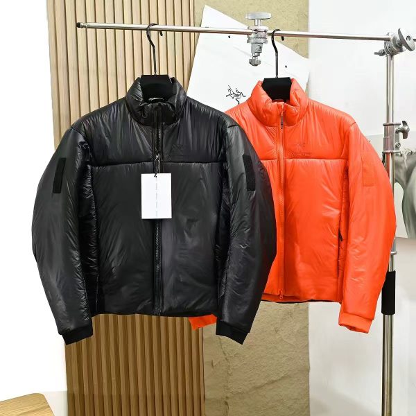 Archaeopteryx Jacket Red Cotton Silk Nylon Twill Fabric Professional Outdoor Winter Embroidery