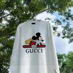 Gucci Hoodie Black Cotton Fleece Autumn