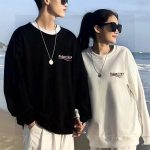 Balenciaga Hoodie Black Cotton Fleece Autumn