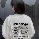Balenciaga Sweatshirt Black Cotton Fleece Autumn