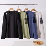 Descente Long-Sleeved Shirts Green Rubber Spring Autumn Early
