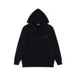 Ralph Lauren Sweater Red Cotton Pure Cable Knit Easy To Match Embroidery