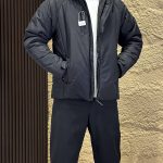 Descente Cotton-Padded Coat Red Cotton Down Outdoor Windproof Autumn Winter And Cuffs