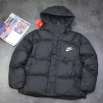 Nike Coat Orange Cotton Xinjiang Down Fleece Street Style Winter Patch