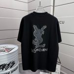 Saint Laurent Cotton Short Sleeves For Spring