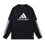 Balenciaga Long-Sleeved Red Embroidery