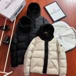 Moncler Jacket Black Neutral Goose Down Duck Nylon Relaxed Fit
