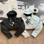 Archaeopteryx Jacket Black Cotton Down Winter