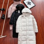 Descente Down Jackets Pink Eva Feather Goose Polyester Fiber Street Style Winter