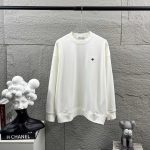 Dior Long-Sleeved Black Simple And Elegant Autumn Winter Early Embroidery