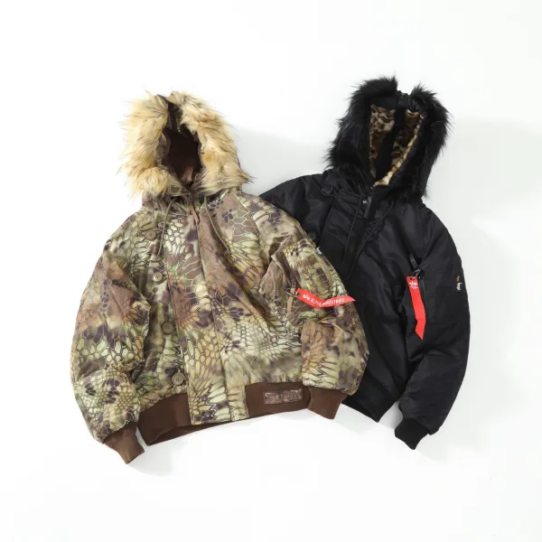 Stussy Overcoat Black Lace Relaxed Fit