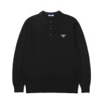 Prada Sweater Red Neutral Cashmere Genuine Leather Mesh Autumn Winter And