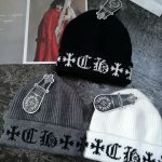 Chrome Hearts Wool Hat Ash Jacquard Winter
