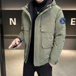 Canada Goose Coat Red Down Street Style Winter