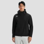 Descente Jacket Yellow Fleece Woven Fabric Clean Lines Daily Commute Autumn Winter And Patch