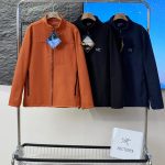 Archaeopteryx Jacket Red Cotton Thin Fleece Adjustable Drawstring Simple Style Light Outdoor Autumn Winter And