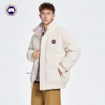 Canada Goose Coat Blue Cotton Down Easy To Match Winter