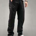 Archaeopteryx Trousers Red Fleece Soft Double-Layer Fabric Enhanced Comfort Rock Climbing Winter Slim Fit