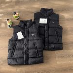 Prada Sleeveless Black Duck Down Nylon Autumn Winter And