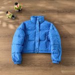 Chrome Hearts Coat Blue Down Winter