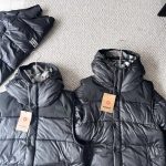 Burberry Jeans Black Wool Down Relaxed Fit Winter