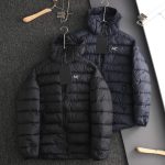 Archaeopteryx Outerwear Red Down Nylon Fabric Winter Zippered Pocket