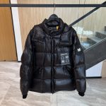 Monk Down Jacket Red Duck Nylon Adjustable Drawstring Winter