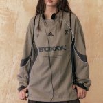 Adidas Hoodie Ash Mesh Lightweight And Comfortable To Wear Street Style Antibacterial Fabric