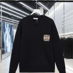 Loewe Long-Sleeved Shirts Red Wool Blend Mesh Spring Summer