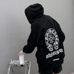 Chrome Hearts Hoodie Red Double-Sided Fabric Winter