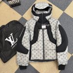 Louis Vuitton Down Jacket Red Autumn Winter