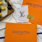 Louis Vuitton Shawl Red Jacquard Winter