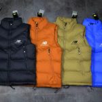 New Balance Vest Orange Cotton Down Polyester Fiber Fluffy Simple Design High-End Quality Autumn Winter