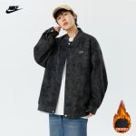 Nike Outerwear Red Cotton Thick Fleece