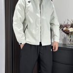 Descente Jacket Red Fleece Mesh Autumn Zippered Pocket