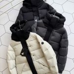 Moncler Jacket Black Neutral Goose Down Duck Nylon Relaxed Fit