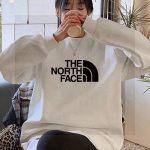North Sweatshirt Black Fleece Autumn