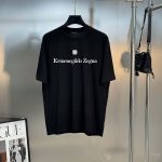 Zegna Short-Sleeved Shirt Cotton Pure Autumn Winter