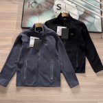 Archaeopteryx Outerwear Red Cotton Pure Fleece Running Urban Commuting Autumn Winter And Zippered Pocket