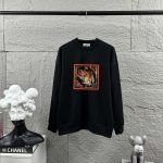 Hermes Long-Sleeved Black Autumn Winter Early