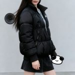 Nike Outerwear Red Cotton Duck Down Patch