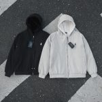 Ralph Lauren Outerwear Ash Cotton Canvas Faux Mink Fur Fleece Twill Autumn Winter Relaxed Silhouette